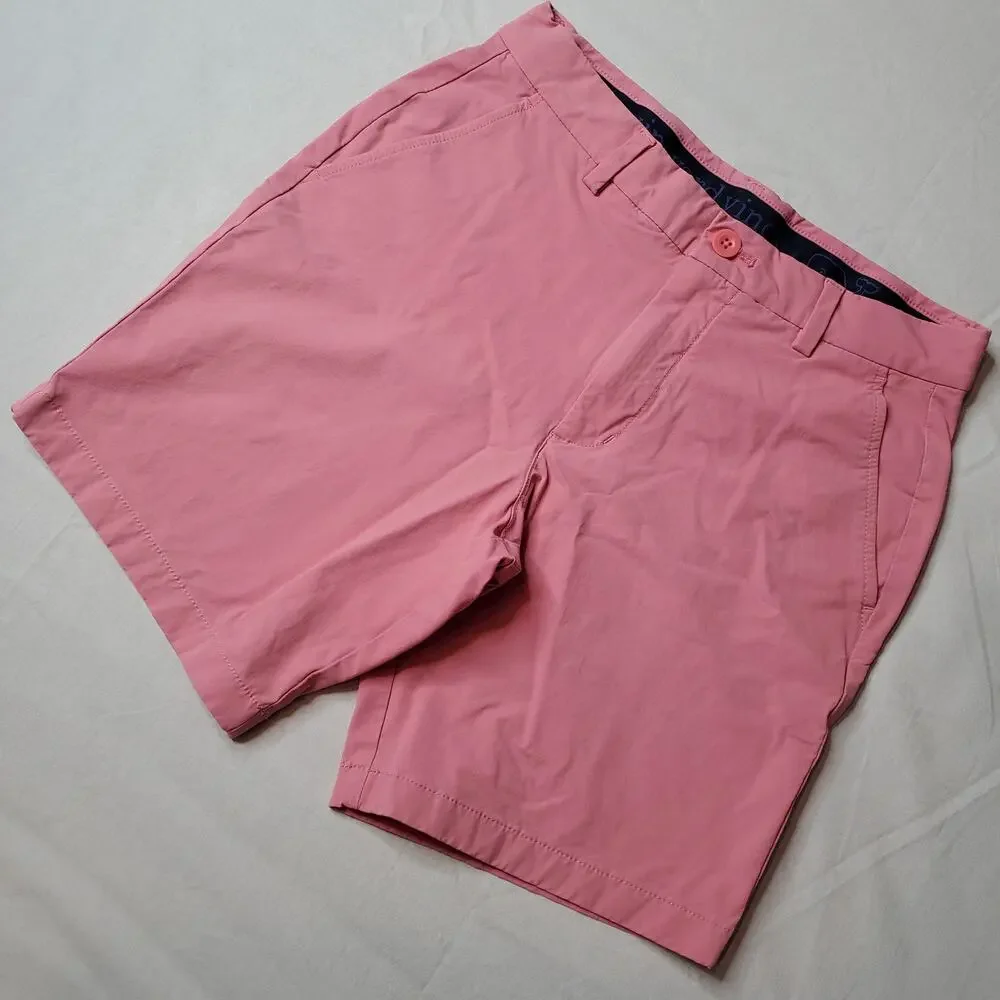 Vineyard Vines Men's Size 28 On The Go Performance Golf Shorts Pink 1H001141
